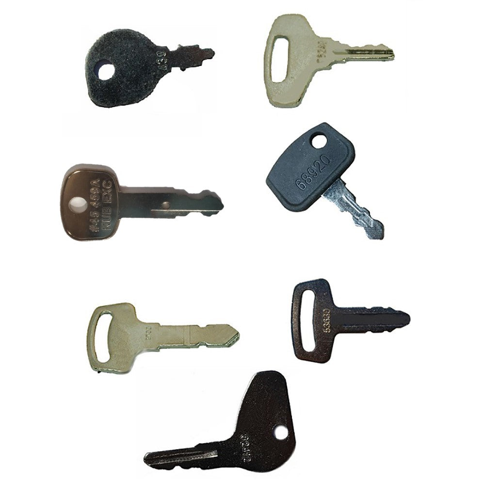 15248-63700 9 pc Equipment Key Set Fits Kubota