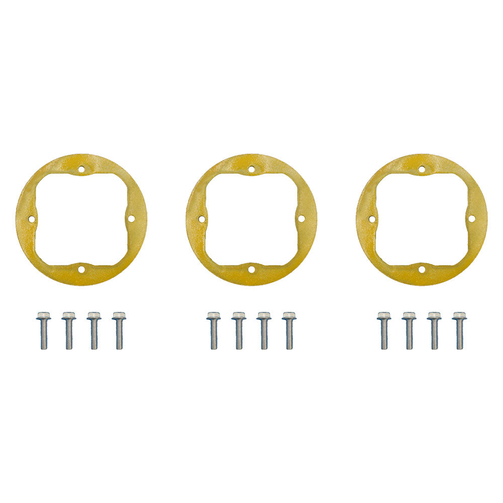 SET OF 3 - Deck Repair Rings w/ Bolts 918-05016 918-04825 for Spindles LTX 1050