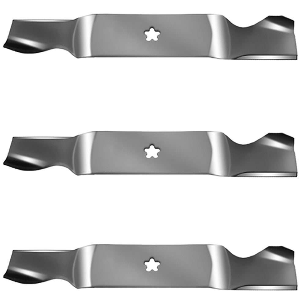 3 Pack 54" Blade Set Fits Craftsman AYP Fits Husqvarna 187254 532 18 72-56 (111