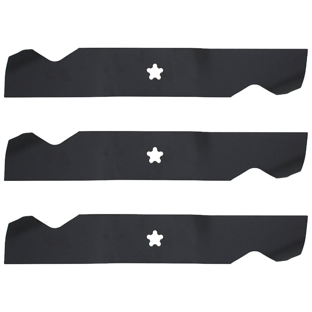 3 Pack 54" Blade Set Fits Craftsman AYP Fits Husqvarna 187254 532 18 72-56 (111