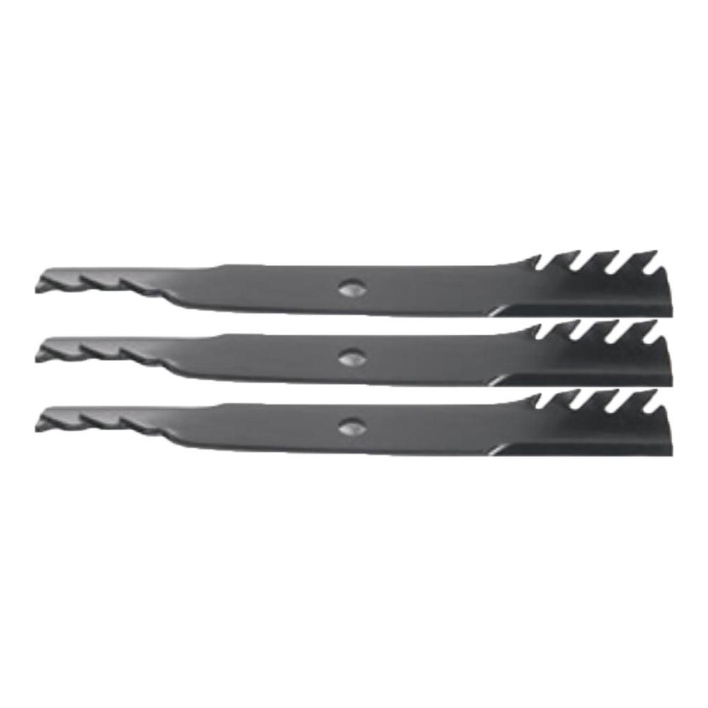 302-622 Qty 3: Toothed Mulching Blade
Fits John Deere 1 F915 160 180 1842GV