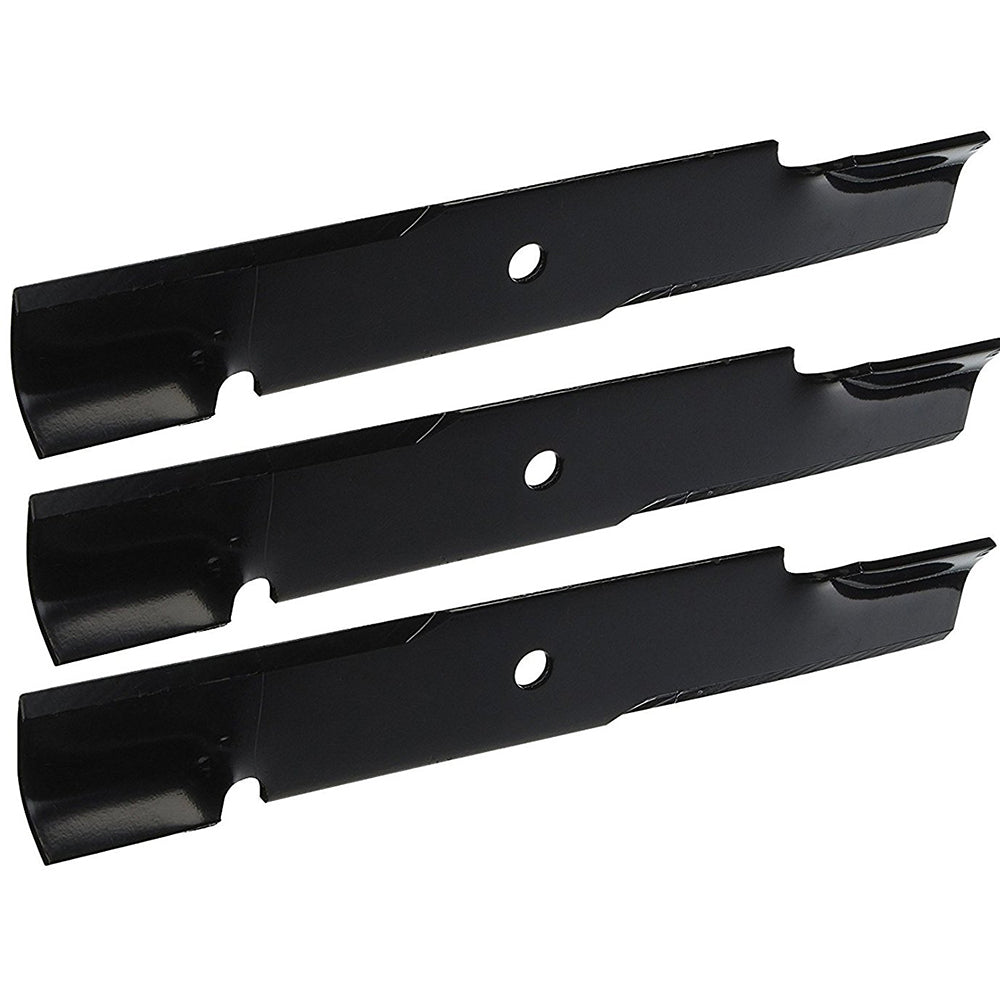 21871 Qty 3: Notched Mower Blade Fits Universal Products
