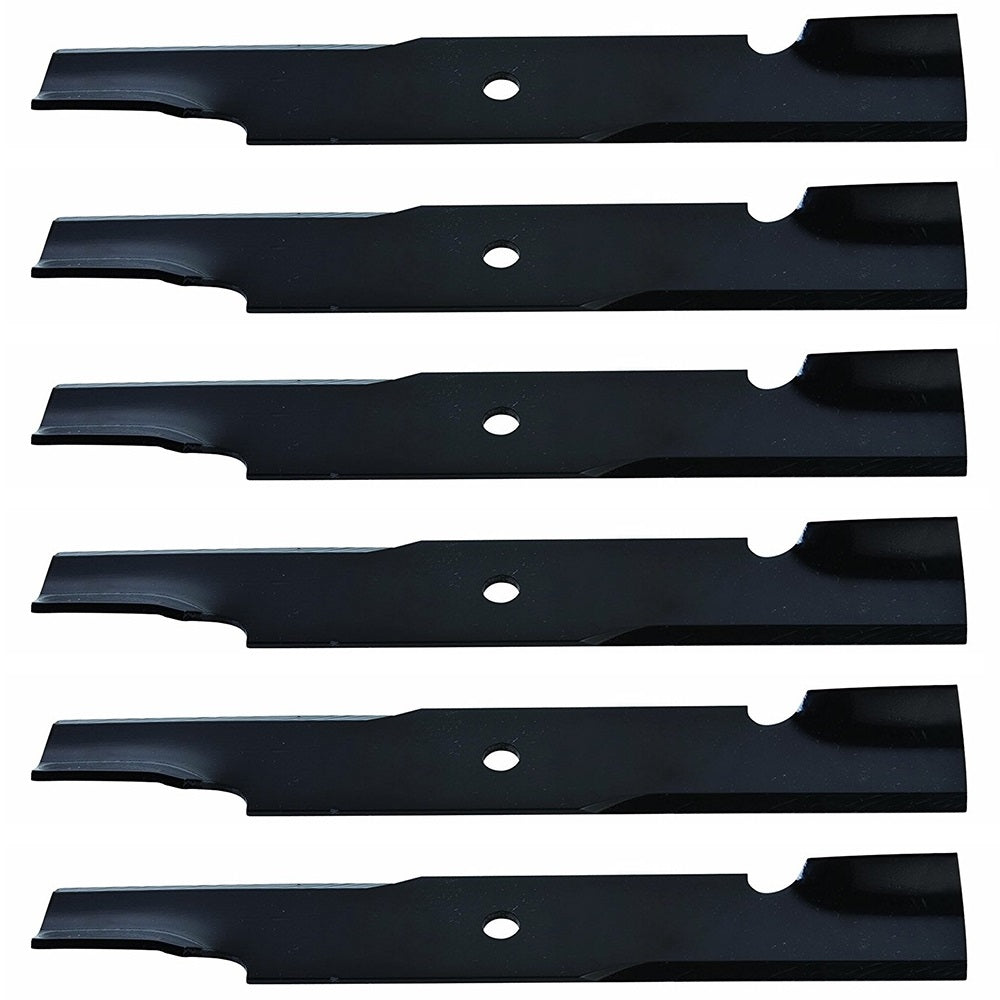 21871 Qty 6: Notched Mower Blade Fits Universal Products