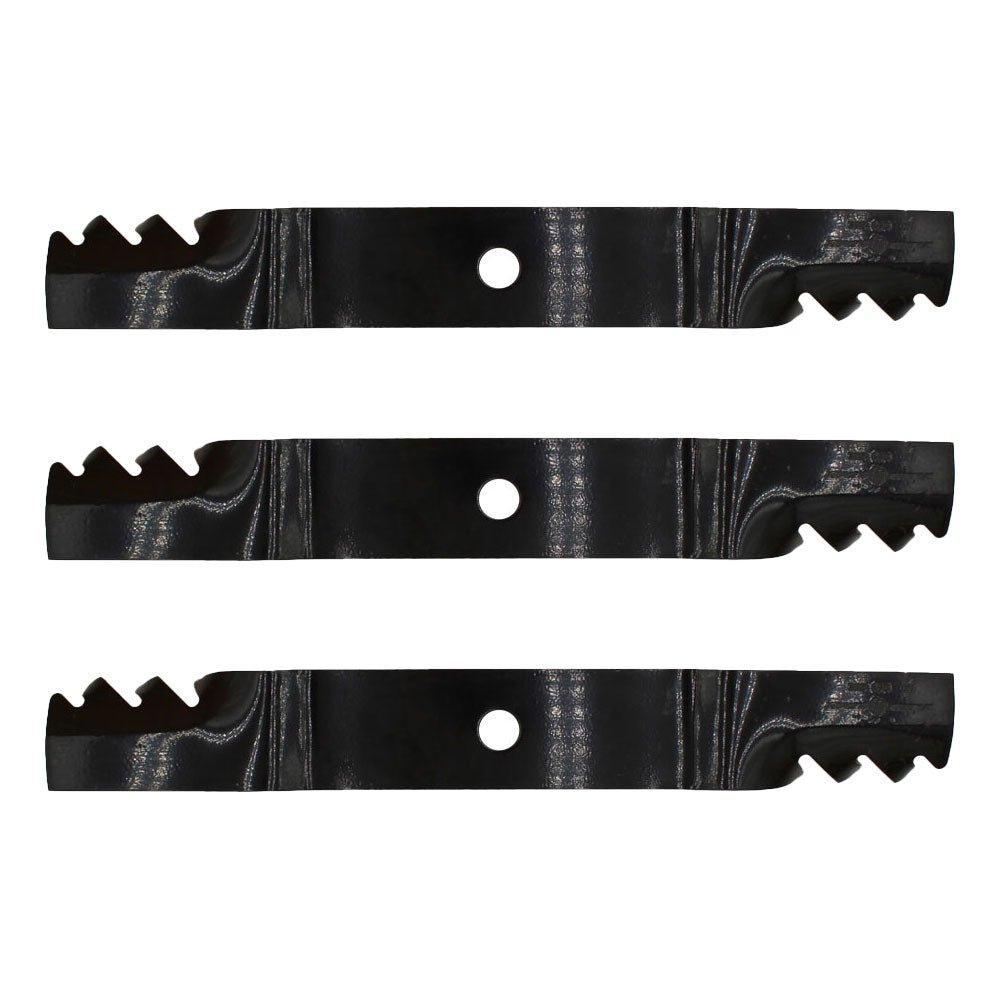 51-2440 Qty 3: Toothed Mower Blade Fits Windsor