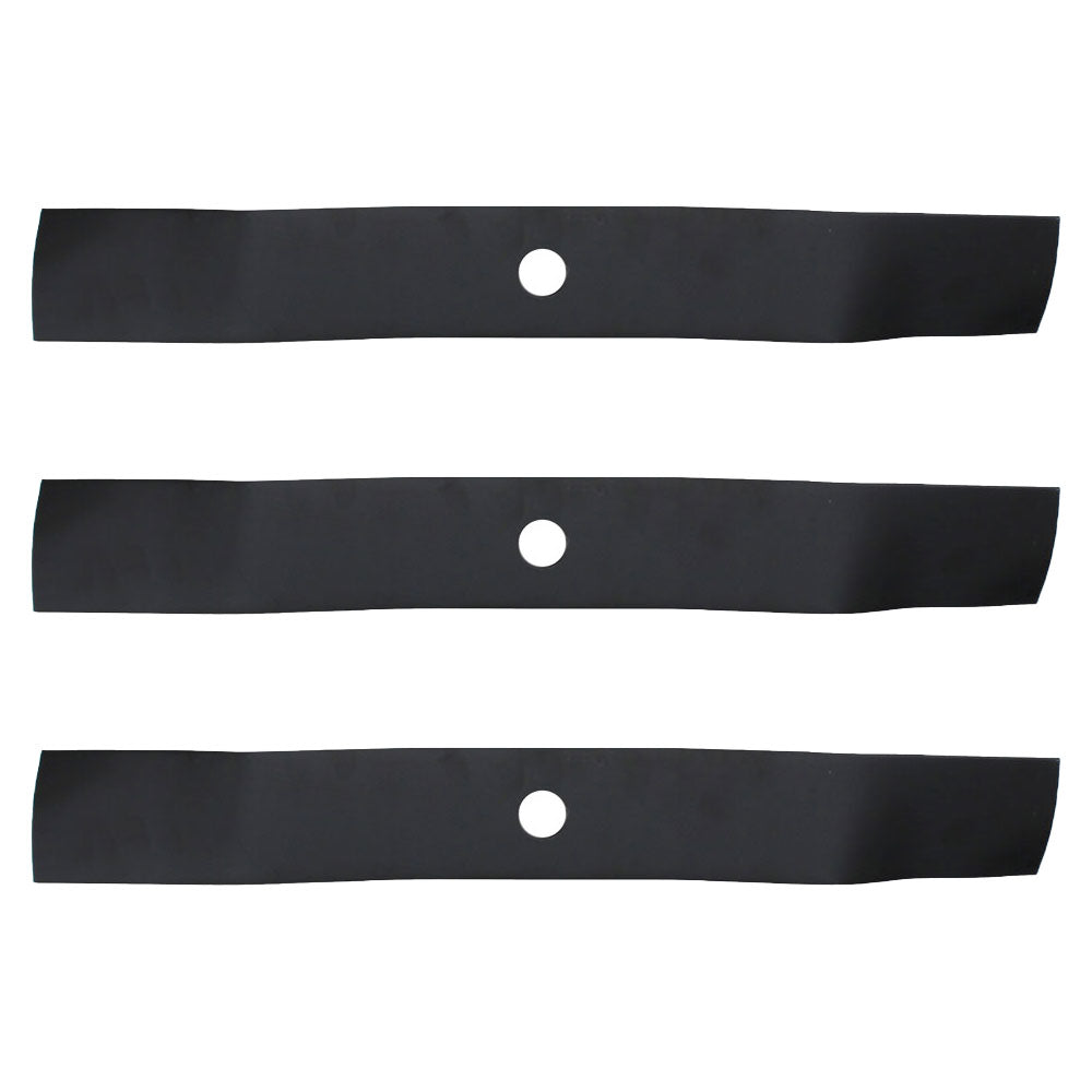 Set of 3 XHT 54" mower blades to fit Fits John Deere M136195 Ztrak M653 M655