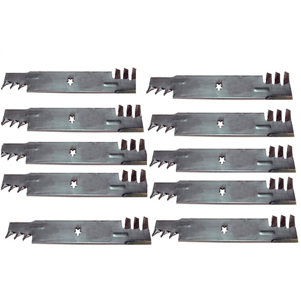 21546095 Qty 10: Toothed Mulching Blade Fits Ariens