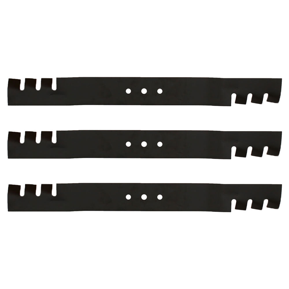 108-9764-03 Qty 3: Toothed Mulching Blade Fits Toro