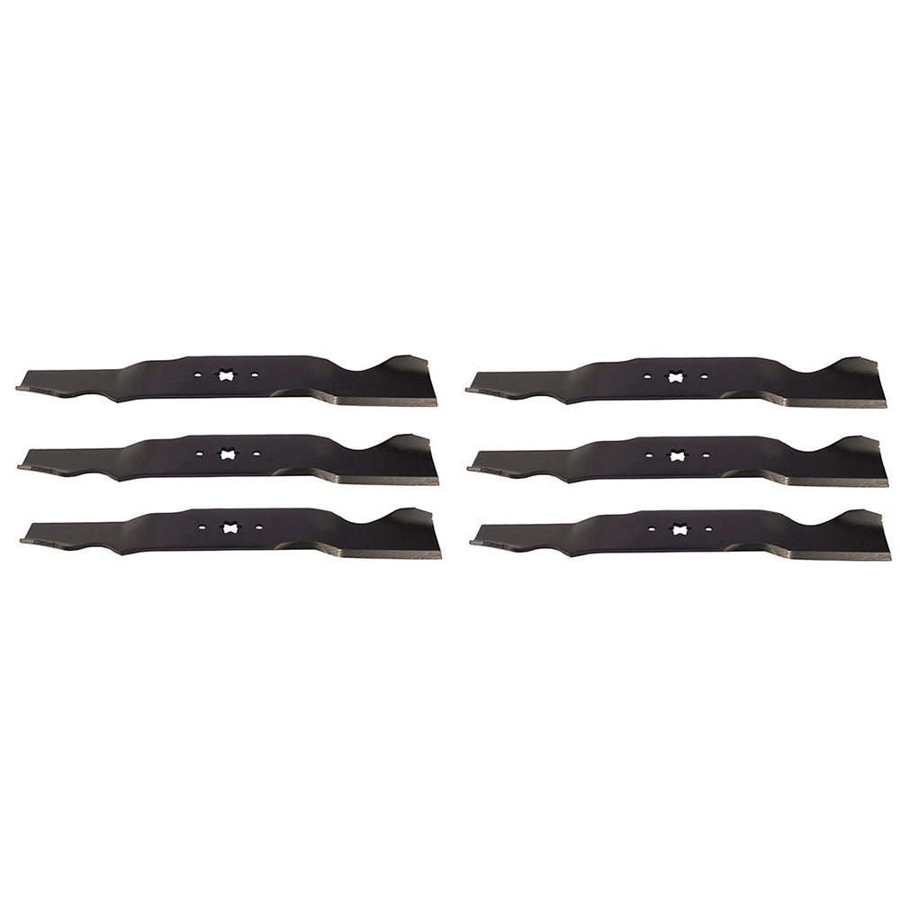Set Of 6 Mower Blades for MTD 54" RZT54 742-0677 942-0677 742-0677A 942-0677A