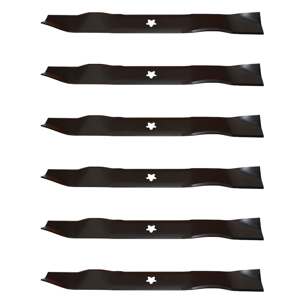Qty 6: Mulching Lawn Mower Blade Fits MTD Replaces 742-025040-637