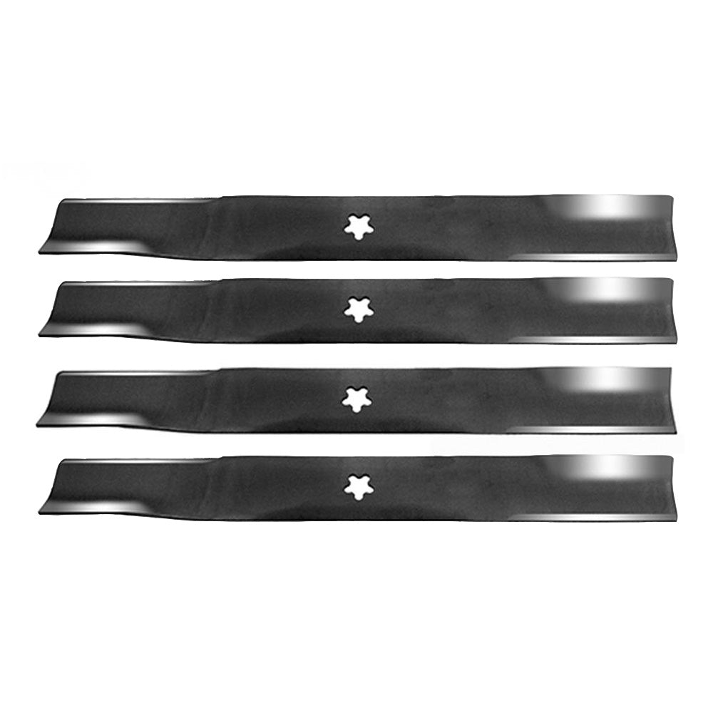 Set of (4) Medium Lift Lawn Mower Blades Fits Husqvarna HU600F HU675AWD