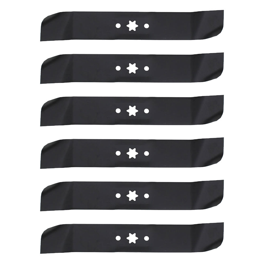 112-0304 Qty 6: Mulching Mower Blade
Fits Toro 13AP61RH048 13AP61RH848