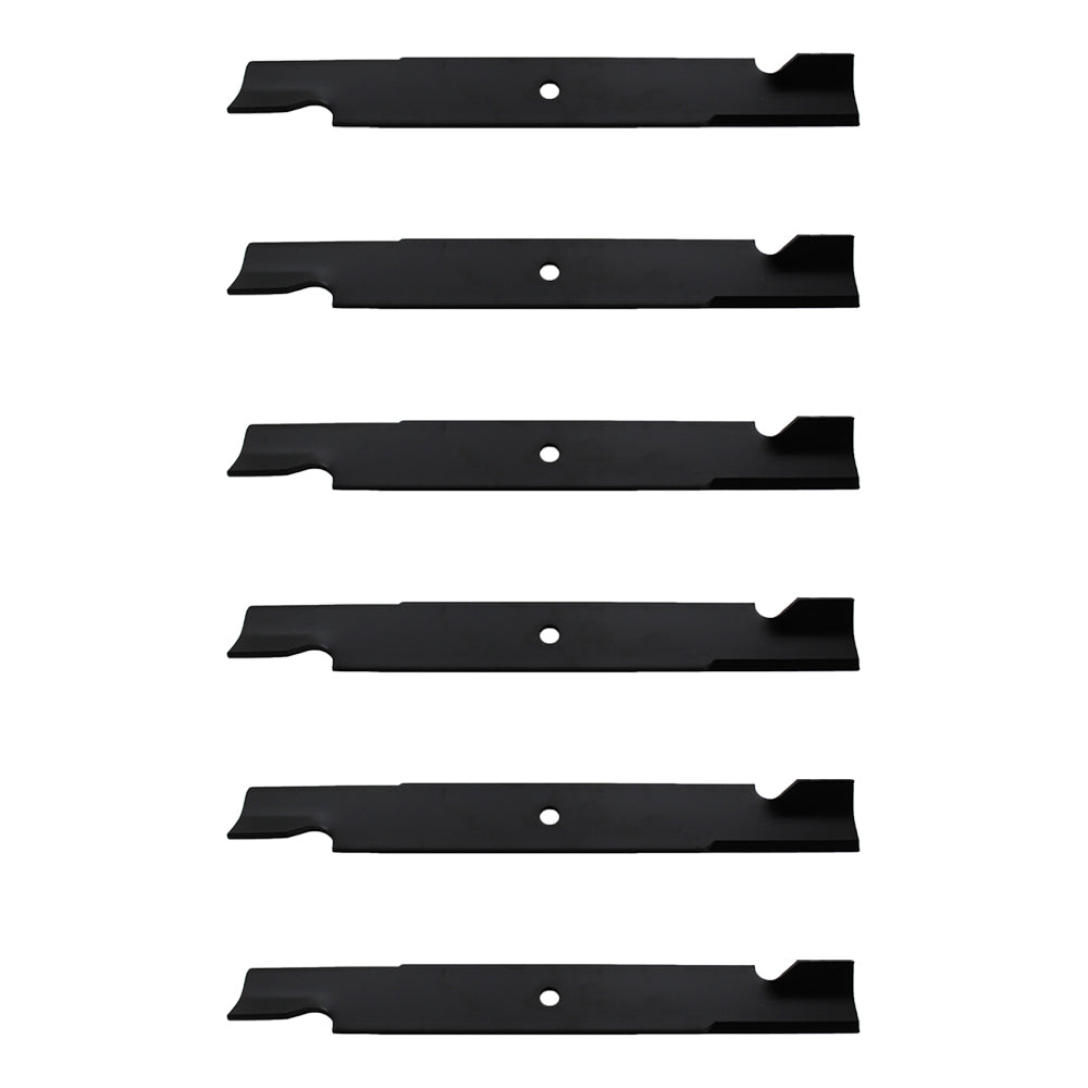 6pk Hustler Zero Turn Mower Blades - 60"- Super Z X-One - Side Discharge