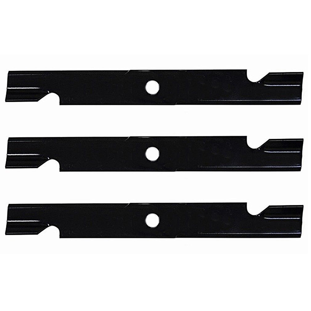 103-6383 Qty 3: High Lift Notched Mower Blade Fits Exmark CT Front Runner