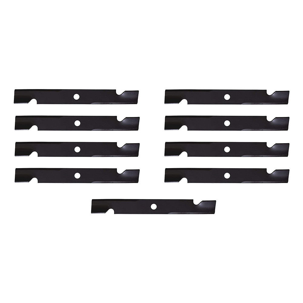 103-6383 Qty 9: High Lift Notched Mower Blade Fits Exmark CT Front Runner