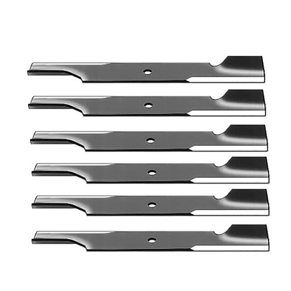 Qty 6: Notched High Lift Mower Blade
Fits Stens Replaces 315-872