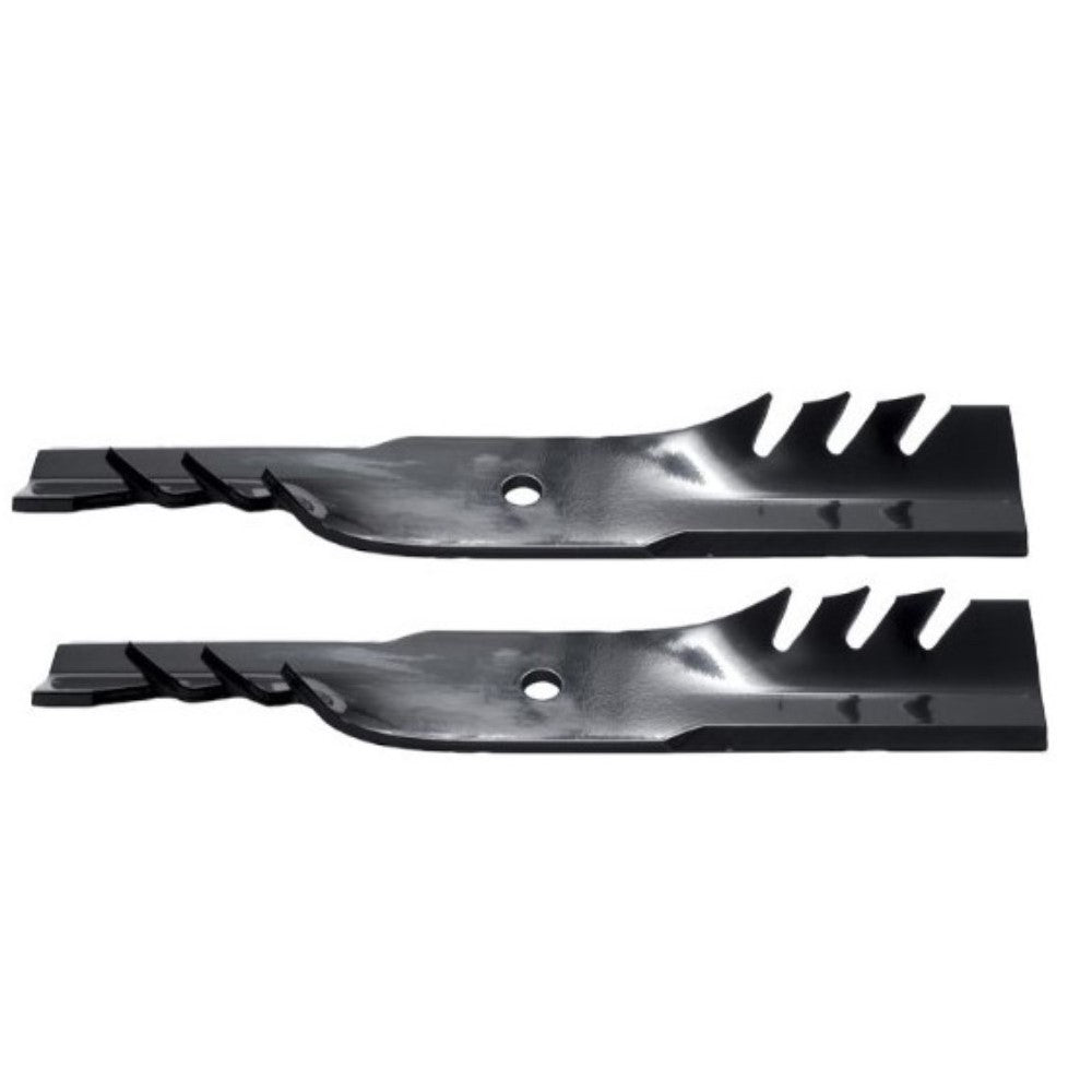 038-5350-00 Qty 2: Toothed Mulching Blade Fits Bad Boy