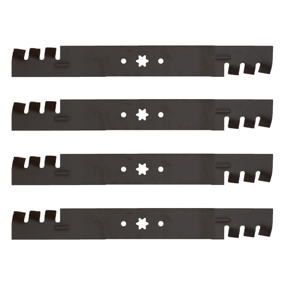 742-0616 QTY 4: Toothed Commercial Mulching Blade
Fits Bolens