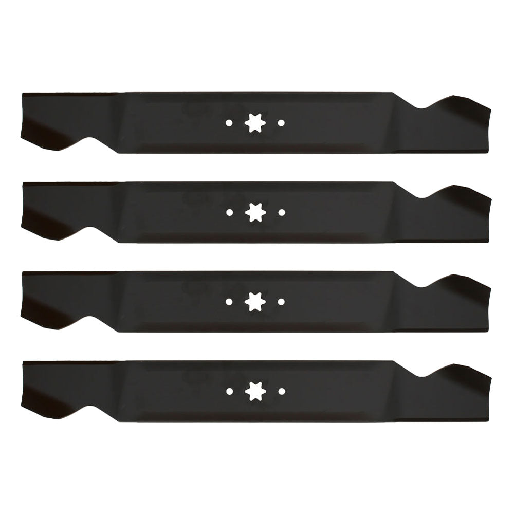 12956 Qty 4: Standard Lift Mower Blade Fits Rotary