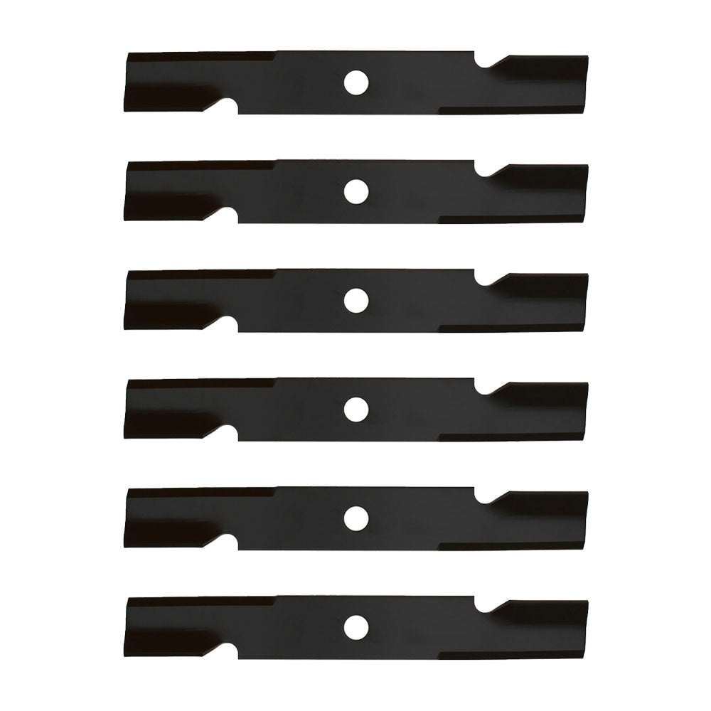 103-6387 Qty 6: Notched Air-Lift Mower Blade Fits Toro (Z 5200) 74814