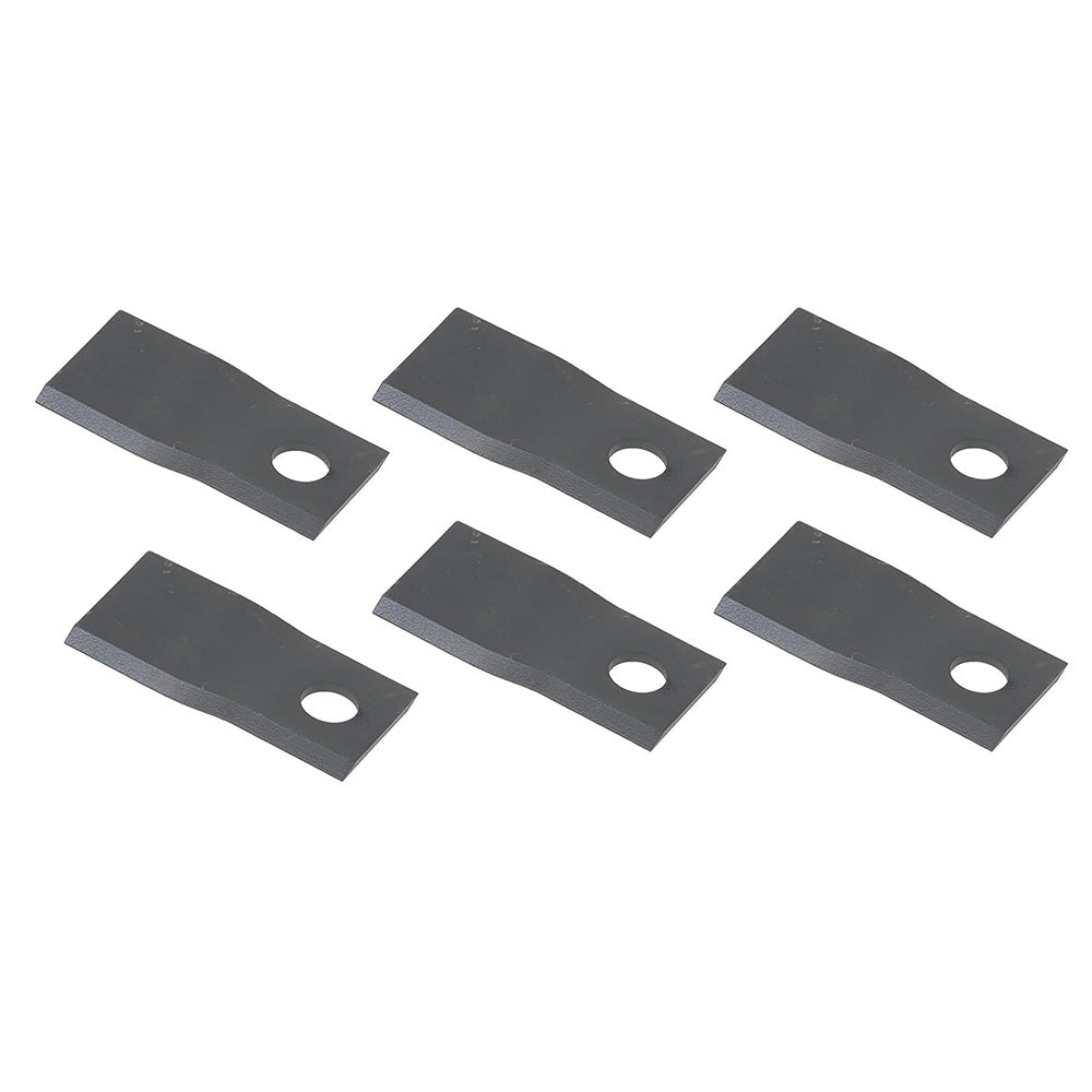 Six (6) Replacement CCW Disc Mower Blades 37302223M1 Fits Case-IH Fits Vicon