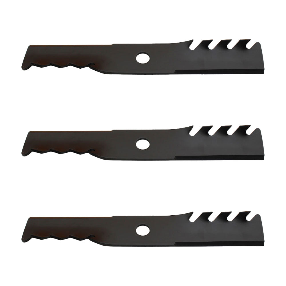 Qty 3: Toothed Mulching Blade Fits Exmark Replaces 103-6381