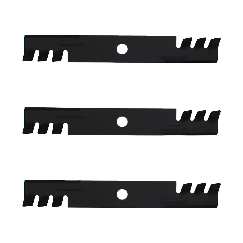 103-6397 3 Pk Toothed Mulching Blades 355-275 Fits Toro Titan Z5200 ZTR Zero Tur