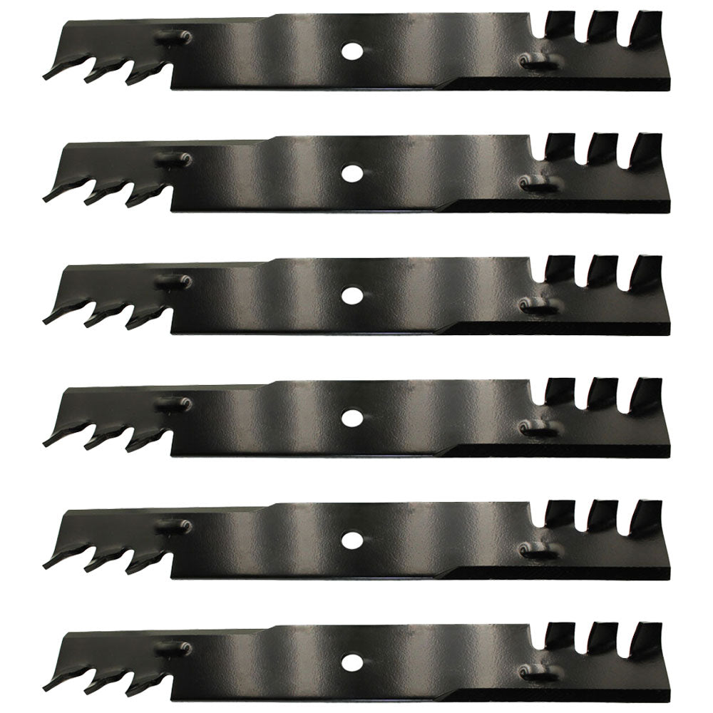 797704 797712 Mulching Blades Set of 6 18-1/2 in Fits Hustler Raptor 54 in Deck