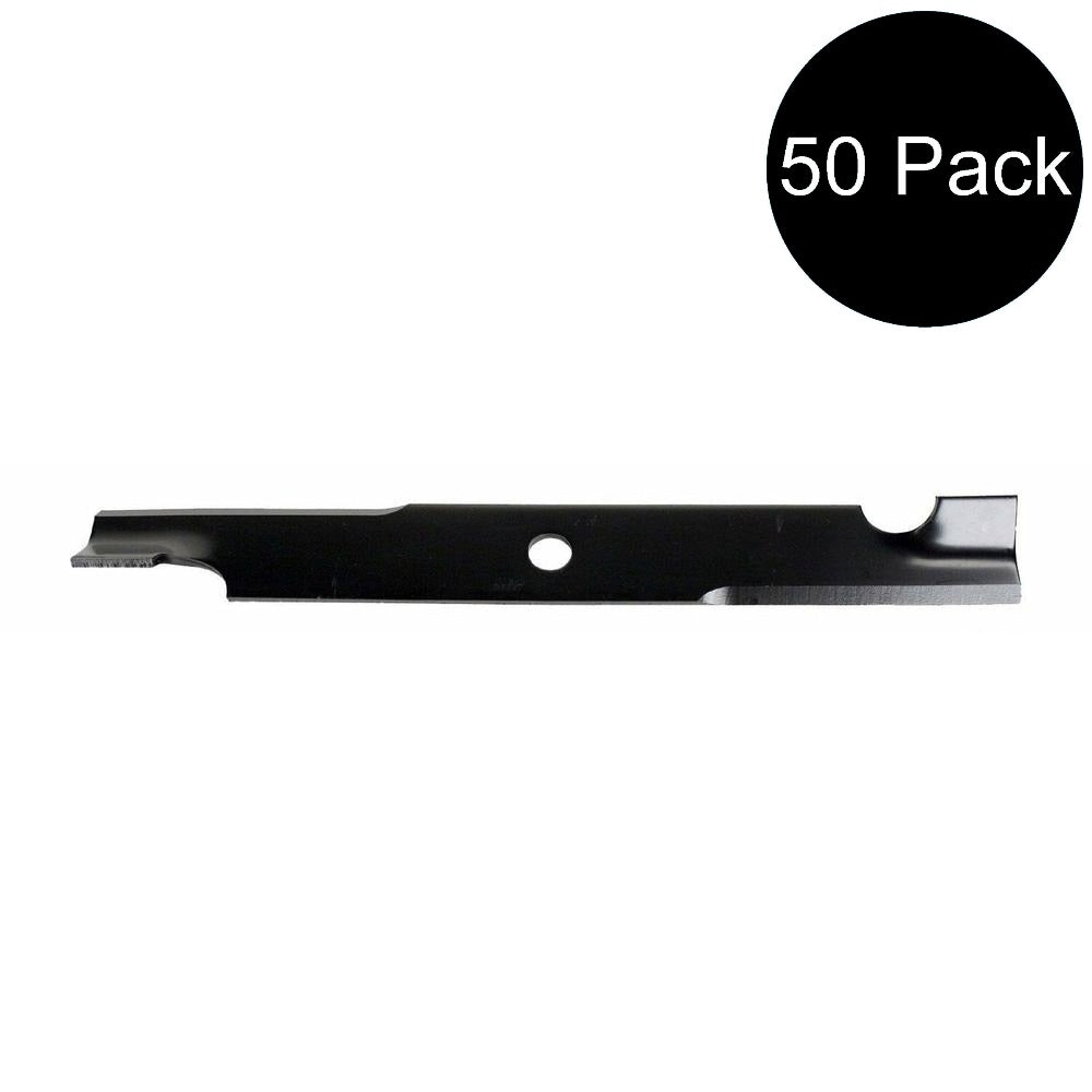 103-2528 Qty 50: Notched Mower Blade - 18" X 5/8" Fits Toro Turbo Force