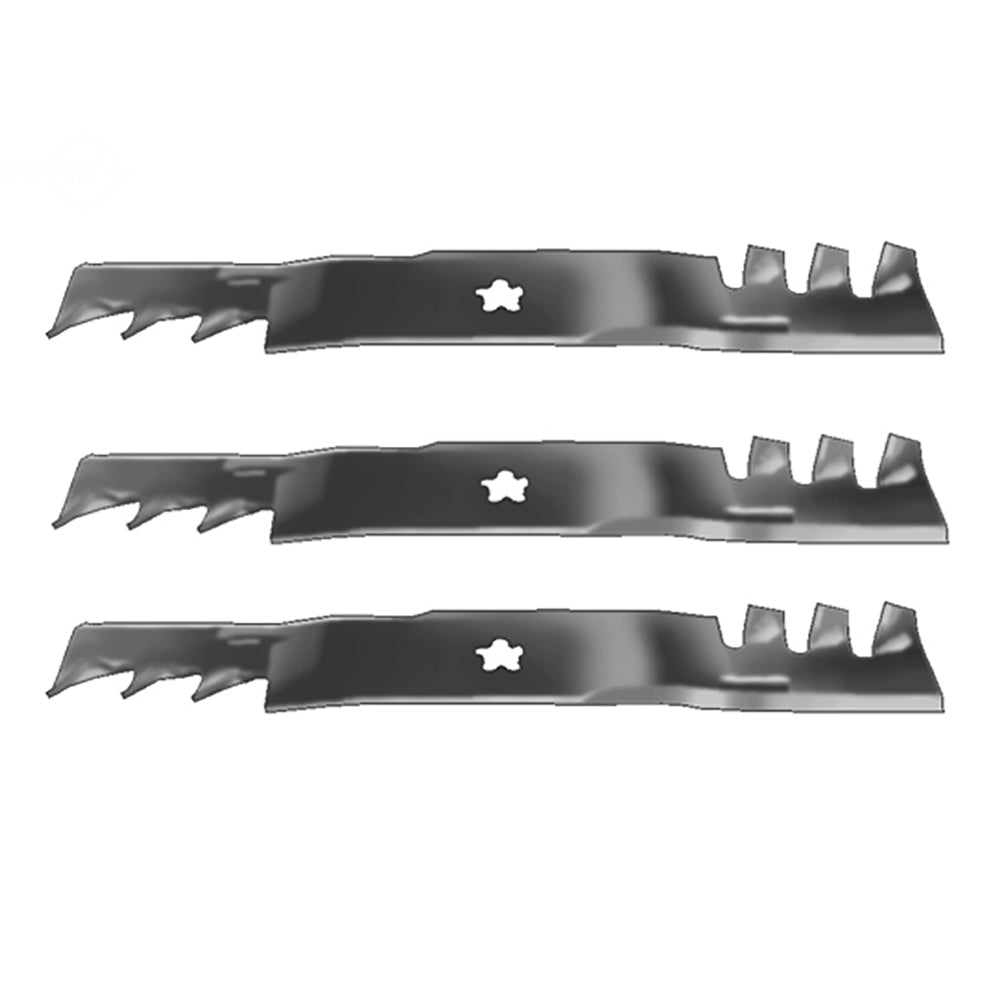 set of 3 Mower Predator blades to fit Fits Craftsman Fits Husqvarna 48" 173920