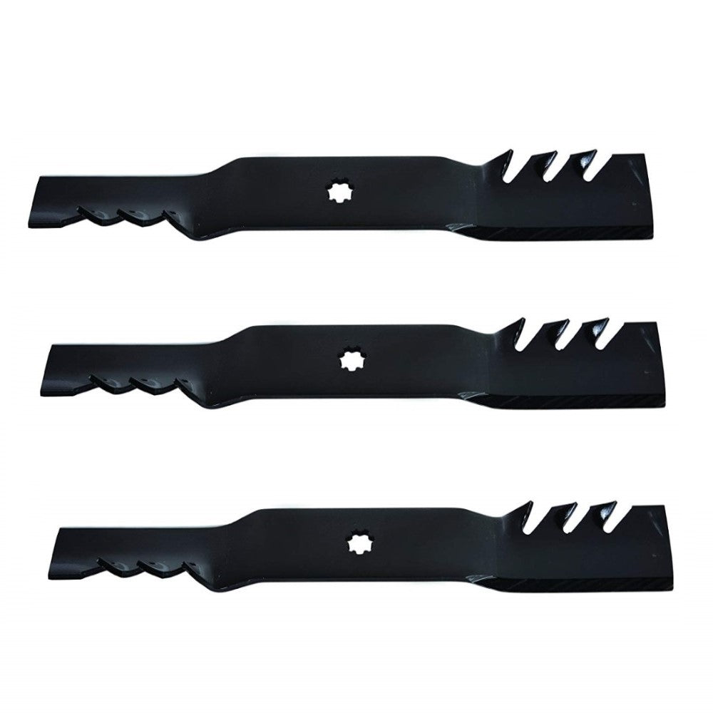 GX21380 Qty 3: Mulching Blade Fits John Deere 190C D170 E180 G100 G110 LA150