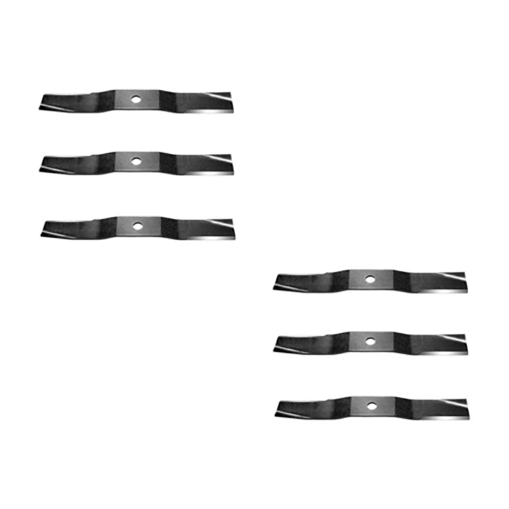 B1KU1037 Qty 6: Medium-Lift Blade Fits Kubota 54C (H20) RCK54-22BX RCK54-75B