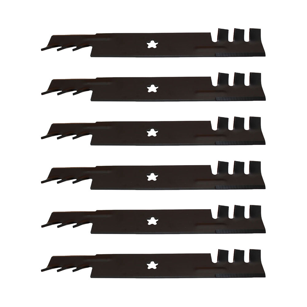 Qty. 6: Mulching Blades
Fits Husqvarna Replaces 574870801