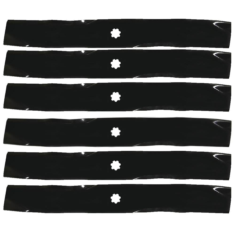 AM112991 Qty 6: Mulching Blade
Fits John Deere 108 111 111H 112L 116 116H 130