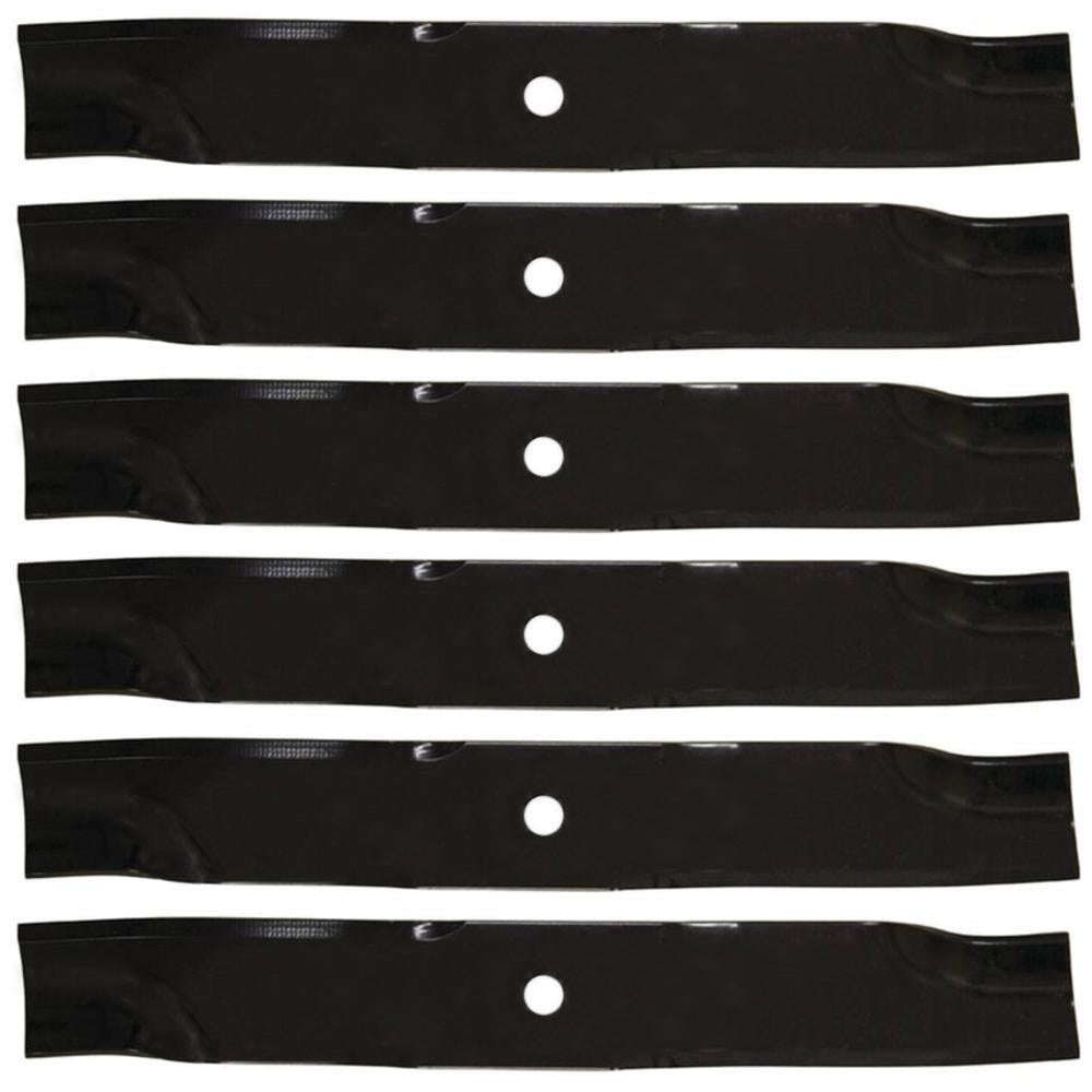 Qty 6: Non-Notched Mower Blade Fits Hustler Replaces 50-2205