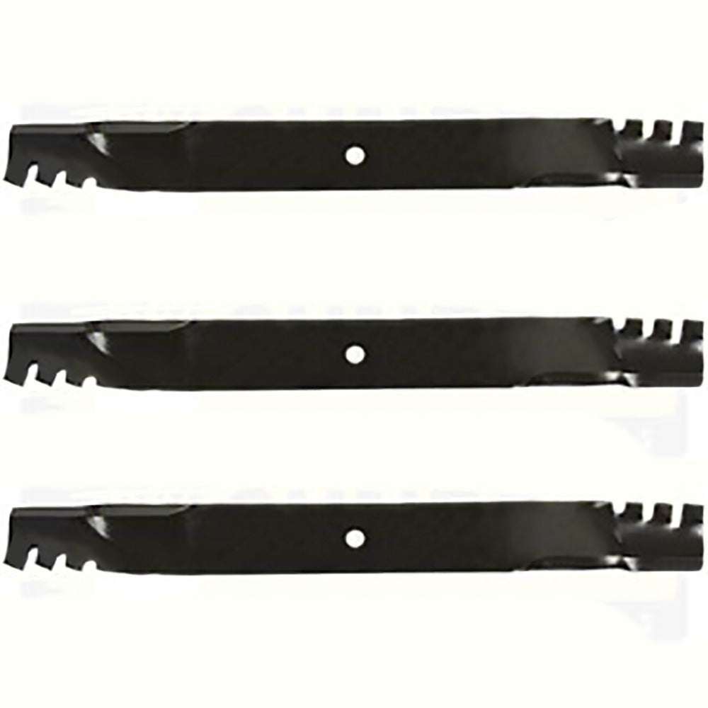3-Pack Toothed Mulching Blades Fits Hustler 72" Cut 798728 602857 396-764