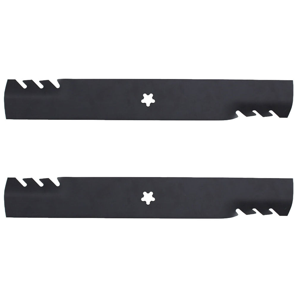 127843 Qty (2) Toothed Mulching Blade
Fits Craftsman