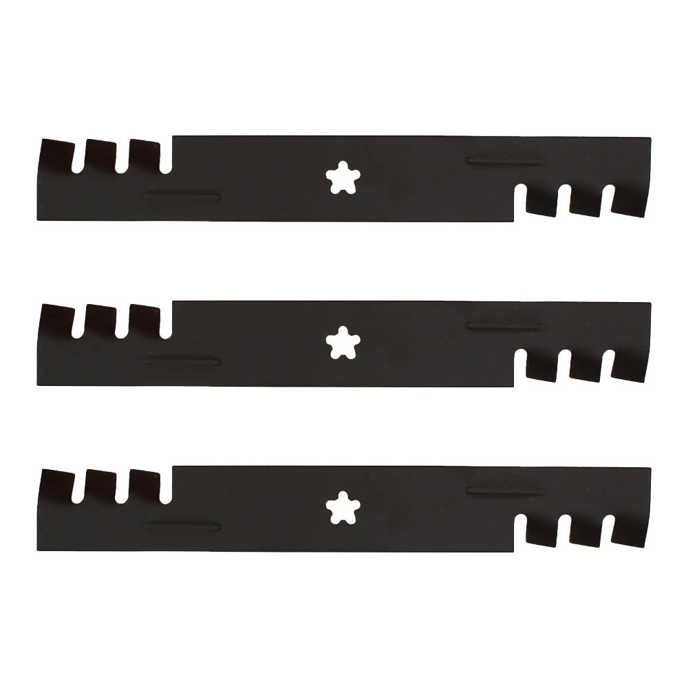 539112079 Qty 3: Toothed Mulching Mower Blade Fits Husqvarna EZ4220 968999692