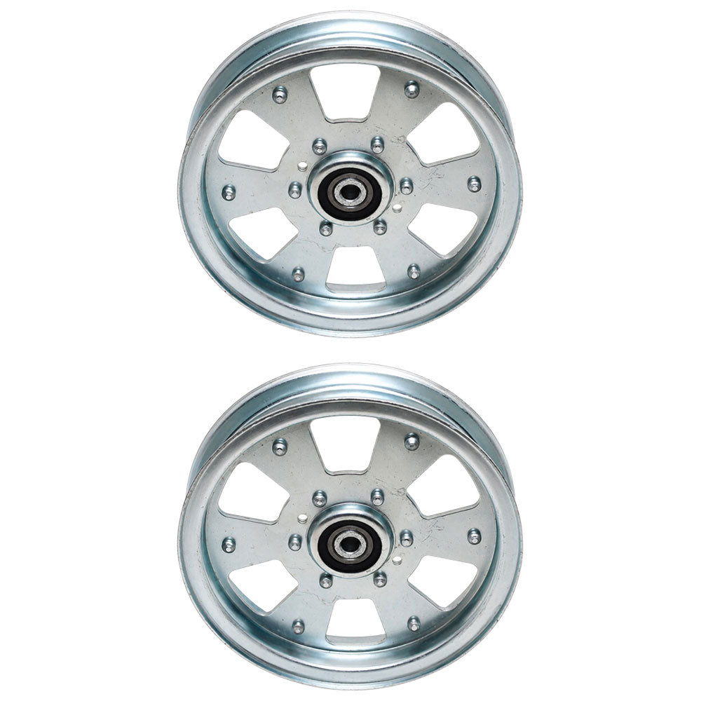 2 Flat Idler Pulleys
Fits Toro Replaces 116-4668