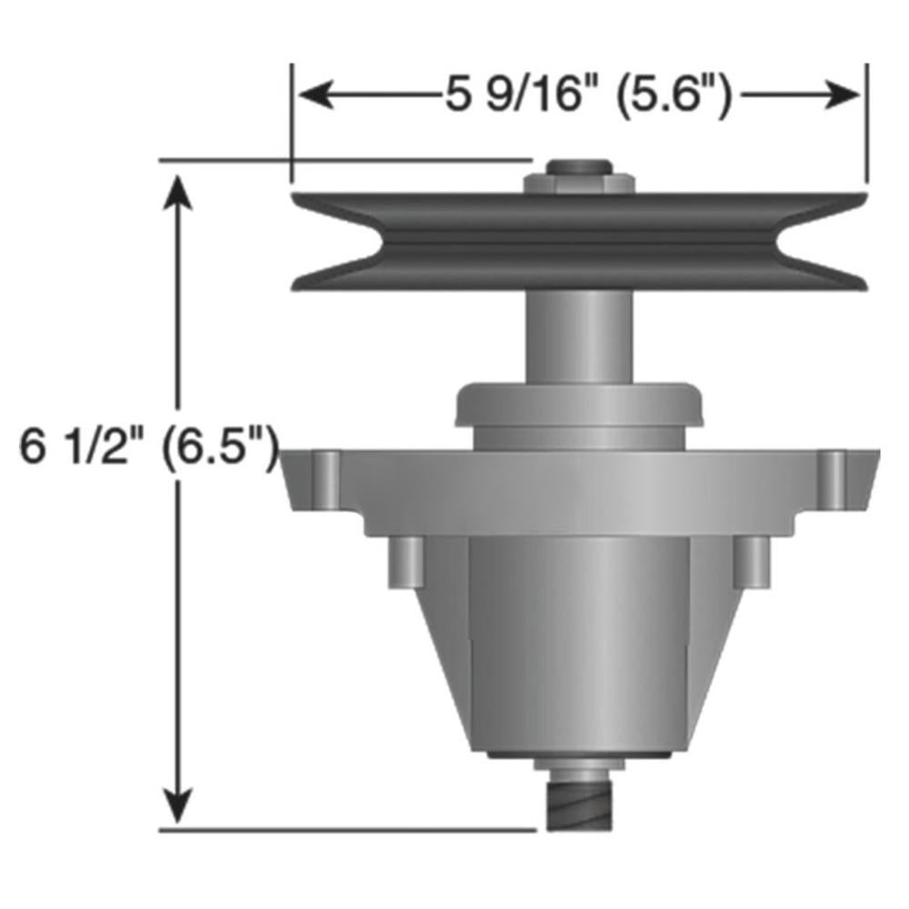 Qty 2: Spindle Assembly
Fits MTD Replaces 618-06976