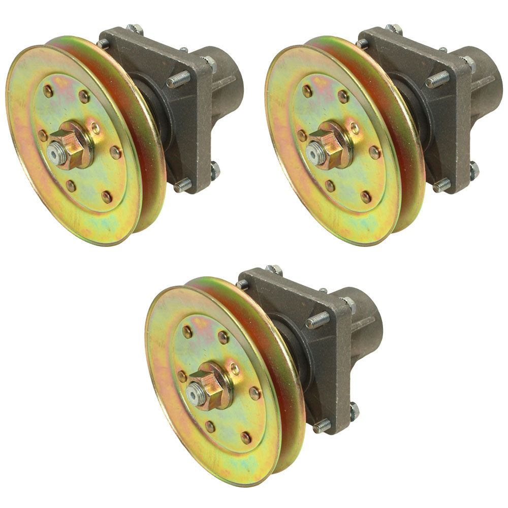 618-0660 Set of 3 Mower Deck Spindles w/Bolts Fits Cub Cadet I1046 LT1045 LT1046