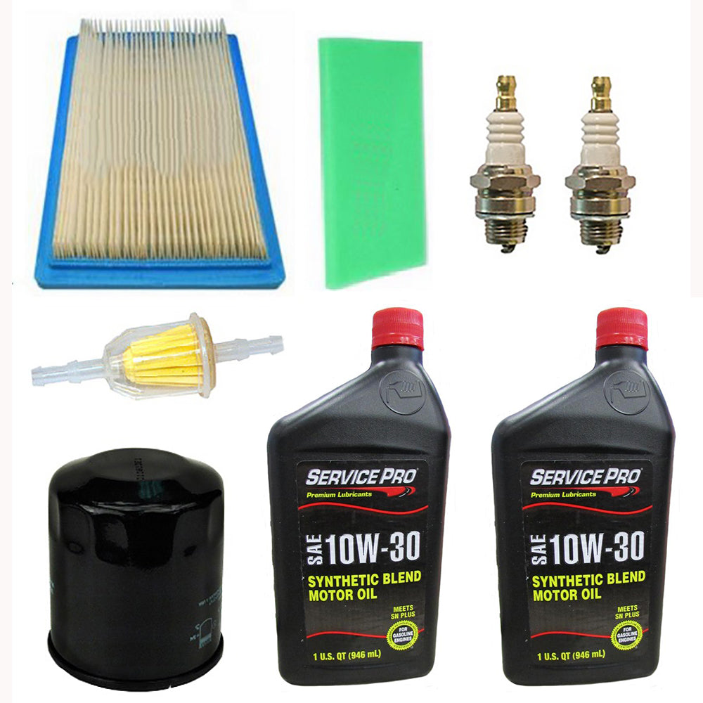 11013-2141 Filters w/ Spark Plugs & Oil Fits Kawasaki FH381V FH430V