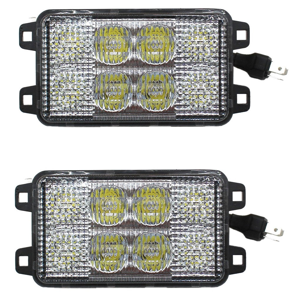 LVA14946 40W LED Headlights Set of Two (2) For John Deere Tractor & Compact Trac