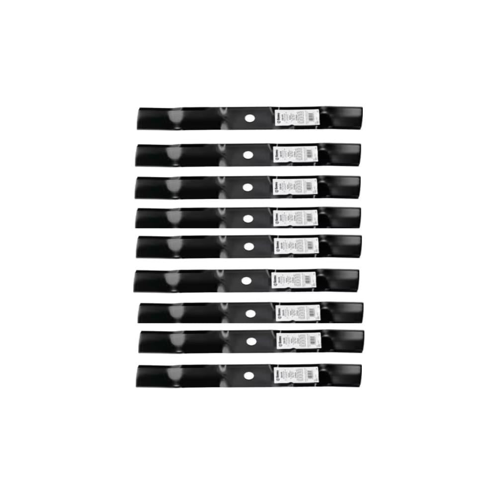 Nine (9) 54" Aftermarket Mulching Blades M145516 Fits John Deere X520 Z435