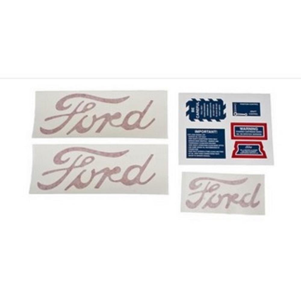 Mylar Decal Set (10-Piece w/ Proofmeter) Fits Ford Replaces 8N5052DP