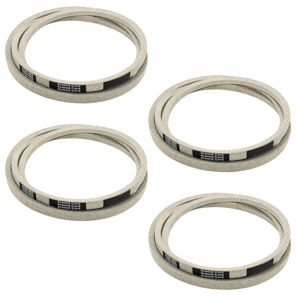 Four 43301603 Belts fit Vicon CM165 CM167 CM216 CM217 CM2200 CM240 Cm247