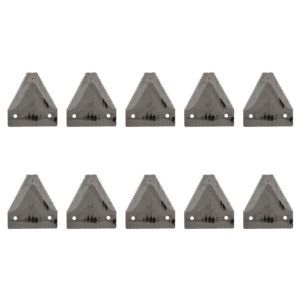 Qty 10: Sickle Sections Fits Ford/New Holland Replaces 491-203325