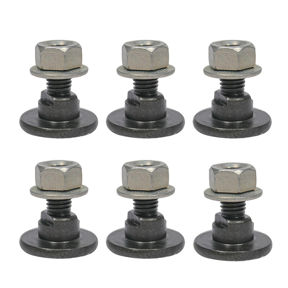 Qty. 6: Disc Mower Blade Bolt Kit
Fits John Deere Replaces 76N927