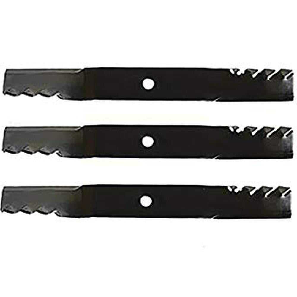 M143504 Qty 6: Toothed Mulching Blade Fits John Deere