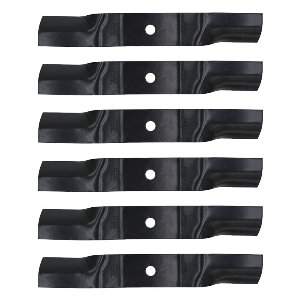 6 New XHT Heavy Duty Blades 48" Decks Fits Kubota K5182-71840 K5575-34330