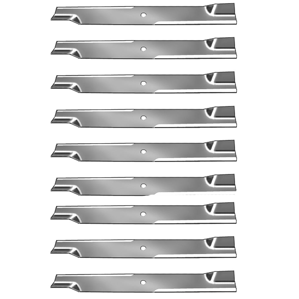 (9) 103-6384 High Lift - Notched Mower Blades Fits Exmark Lazer Z Advantage 72"